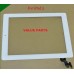 iPad 2 touch screen with home button assembly and adhesive tape attached [White]